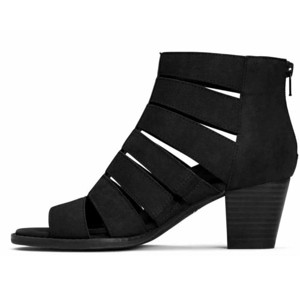 Vionic Harlow Black Ankle Bootie Sandals Size 6.5